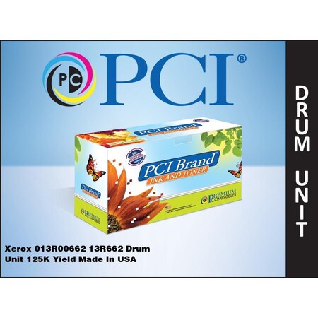 Pci Xerox 013R00662 13R662 Black Toner Ctg 013R00662-PCI